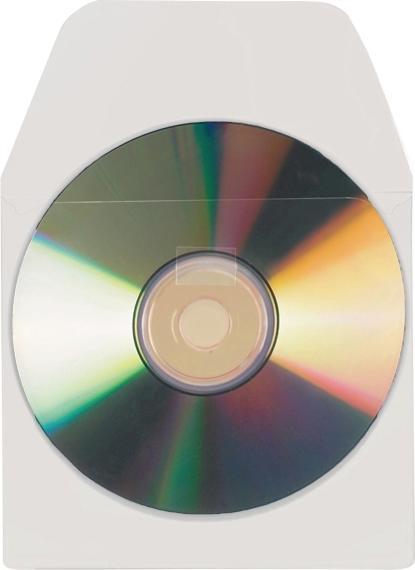 Image du produit CD-lomme med flap, pakke a 10 stk.