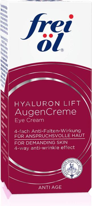 Actual product image Frei Öl Anti Age Hyaluron Lift Eye Cream, 15 ml CRE (Crème, 15 ml)