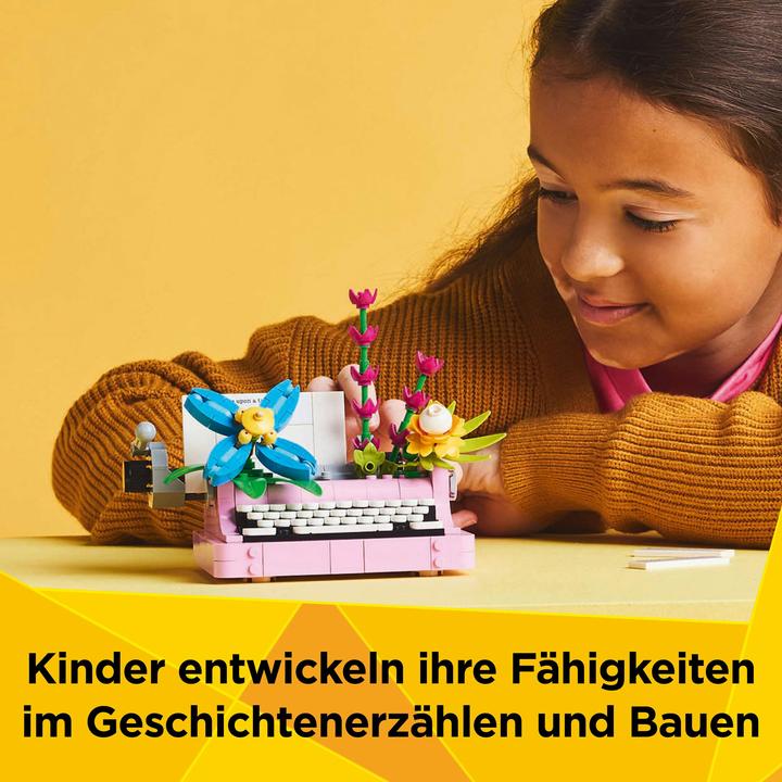 Actual product image LEGO Schreibmaschine mit Blumen (31169, LEGO Creator 3-in-1)