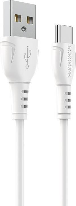 Borofone USB-A to USB-C BX51 Triumph MP, 18W, 2A, 1m, weiss (1 m, 18 W)