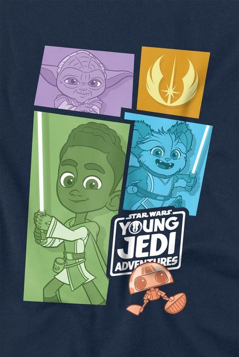 Actual product image Star Wars Mens Young Jedi Adventure Blocks T-Shirt (M)