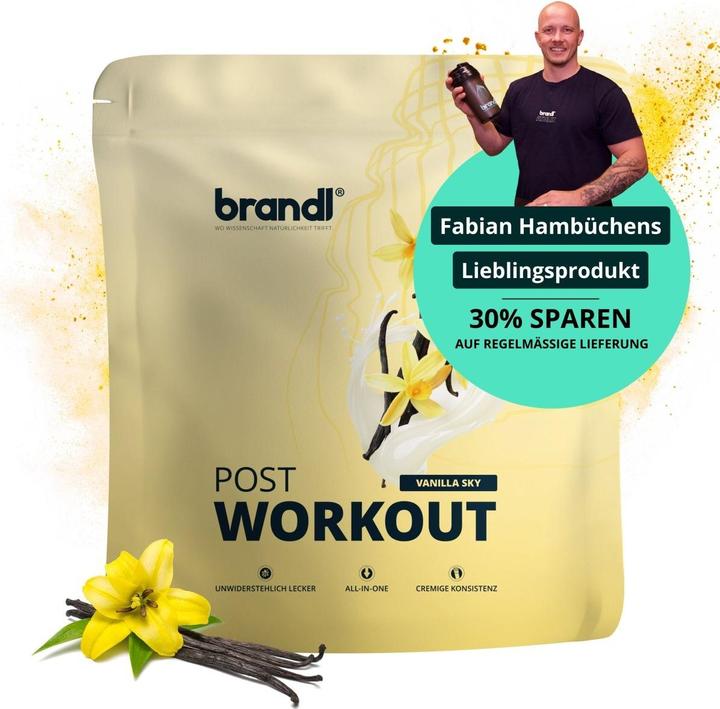 Produktbild Brandl Pulver Post Workout 2.0 Whey Vanille 1000 g (Schokolade, 1 Stk., 1000 g)