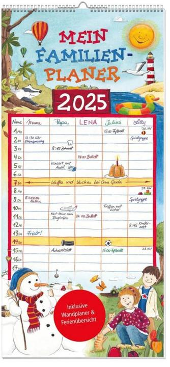Immagine prodotto Mein Familienplaner 2025 (42 x 30 cm, Tedesco)