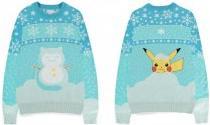 Actual product image Difuzed Pokémon - Snow Christmas Jumper - XS (XS)