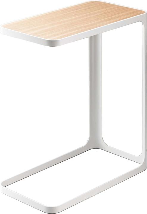 Produktbild Yamazaki Frame Beistelltisch, Eschenholz, Weiss (24 x 45 x 52 cm)
