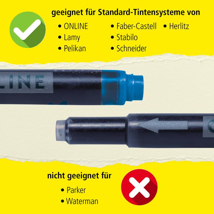 Actual product image Online Tintenlöscher + Patronen