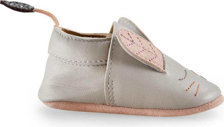 Produktbild Moulin Roty Lederschühchen Kaninchen grau Après la Pluie 0/6 Monate (16, 17)