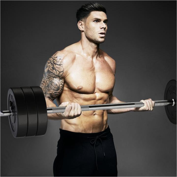 Image du produit Gorilla Sports Ensemble d'haltères longs en plastique 38kg-70kg