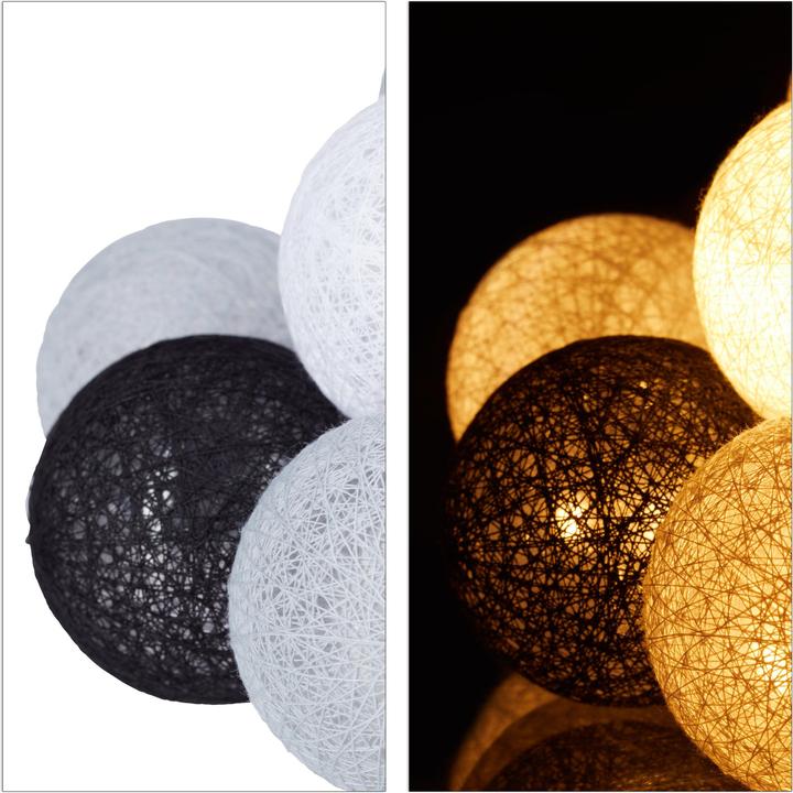 Immagine prodotto Relaxdays Catena di luci a LED 10 sfere luminose (0.06 m)
