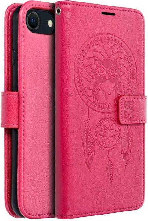 Produktbild OEM Back panel cover MEZZO Book case for IPHONE 7 / 8 / SE 2020 / SE 2022 dreamcatcher magenta (Apple iPhone SE (3rd Gen), Apple iPhone SE (2nd Gen), Apple iPhone 7)