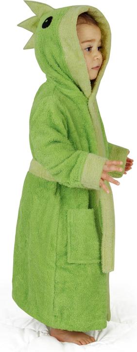 Actual product image Normani Frottee Bademantel für Kinder aus Bio-Baumwolle - 9703 (122, 128)