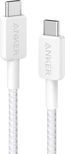 Actual product image Anker CABLE 322 USB-C A USB-C 1,8M 60W BLANCO (1.80 m, 60 W)