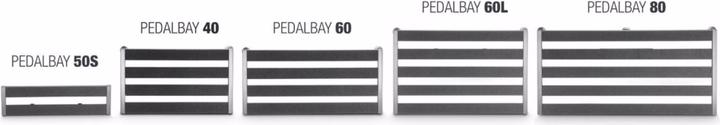 Actual product image Palmer Audio PEDALBAY® 60 L Variable Pedalboard (Instrument foot pedal)