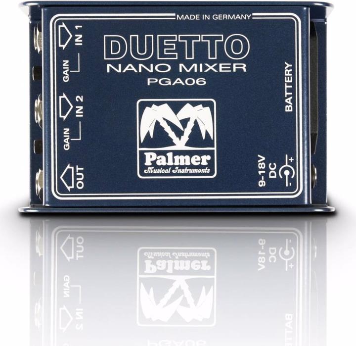 Actual product image Palmer Audio DUETTO guitars and