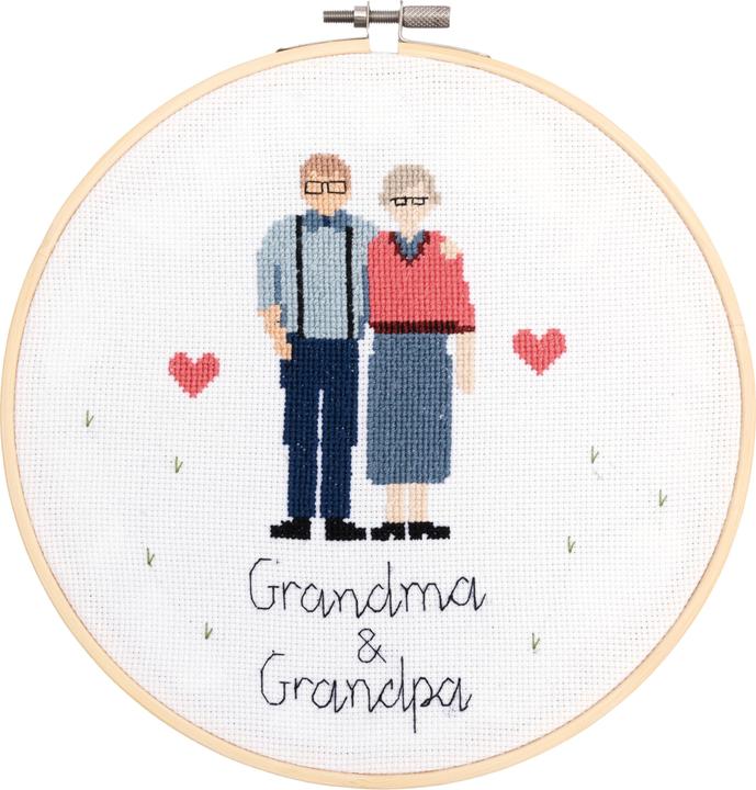 Produktbild Rico Design Stickpackung "Figurico Grandma & Grandpa"