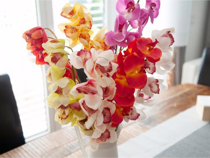 Image du produit Europalms Branche de cymbidium artificielle, jaune, 90cm (90 cm)