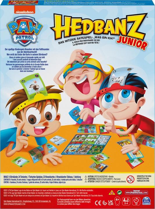 Actual product image Spin Master Paw Patrol Hedbanz (German, French, Italian)