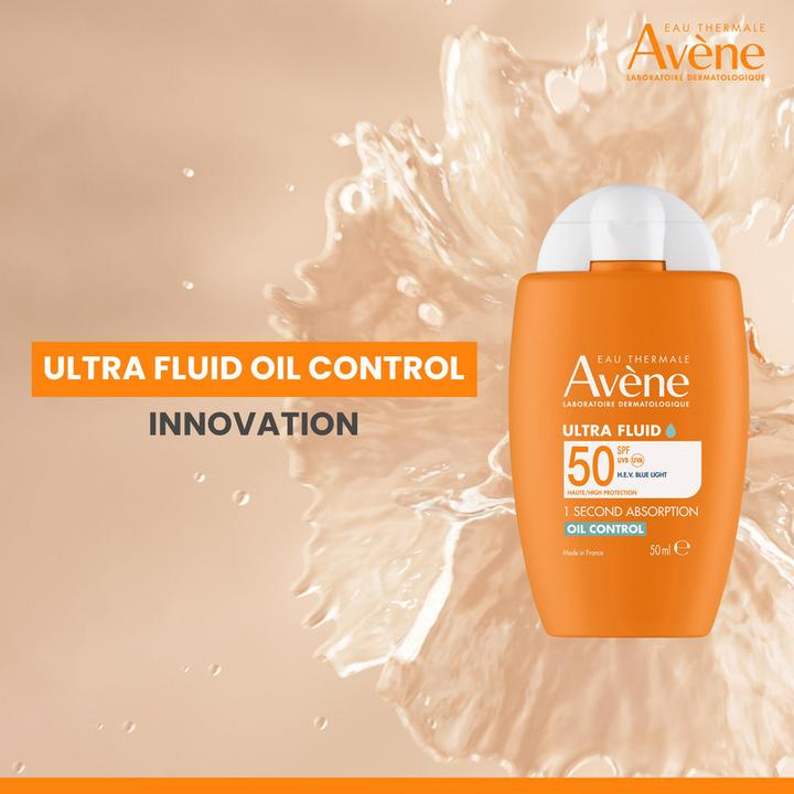 Produktbild Avène Ultra-Fluid Oil Control (Sonnencreme Gesicht, SPF 50, 50 ml, 0.05 g)