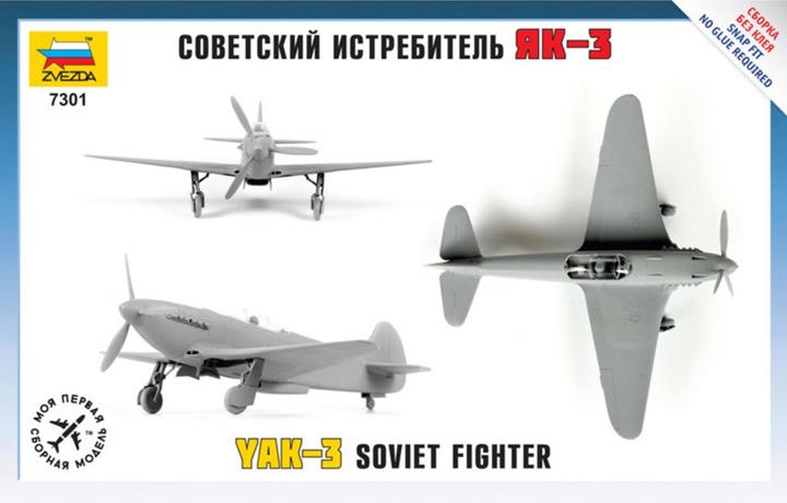 Produktbild Carson 1:72 WWII Yak-3 Soviet Jagdflugzeug