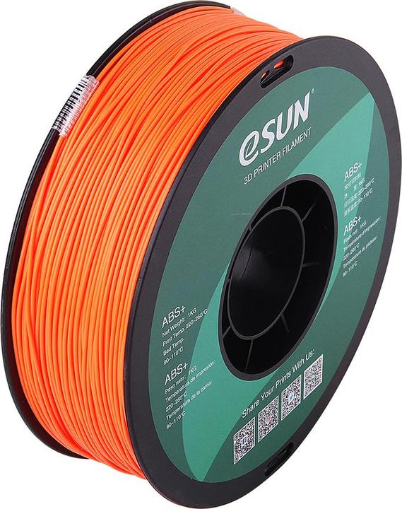 eSUN ABS+ 1.75mm Orange 1kg 3D Filament (ABS, 1.75 mm, 1000 g, Orange)
