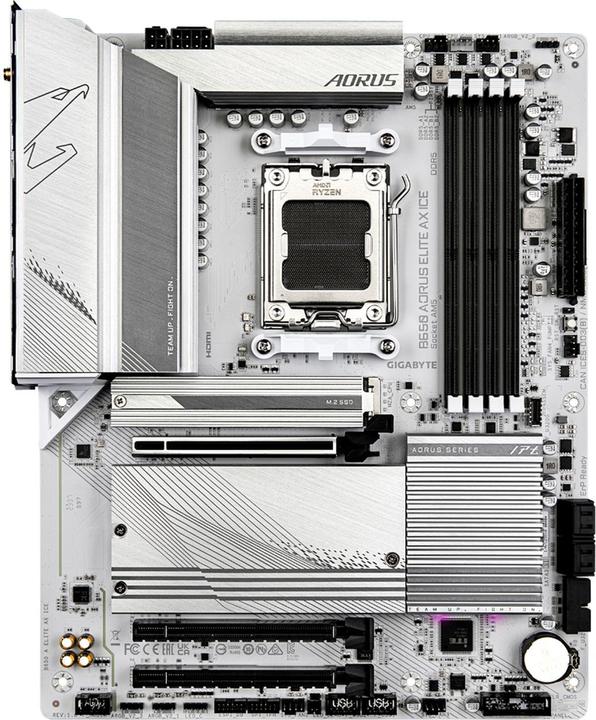 Produktbild Gigabyte B650 A ELITE AX ICE (AM5, AMD B650, ATX)