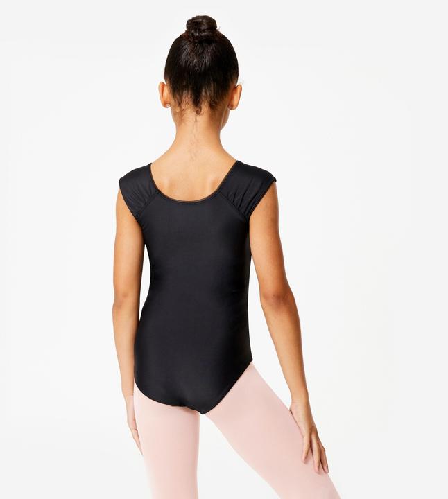 Image du produit Starever Justaucorps danse classique noir manches courtes fille