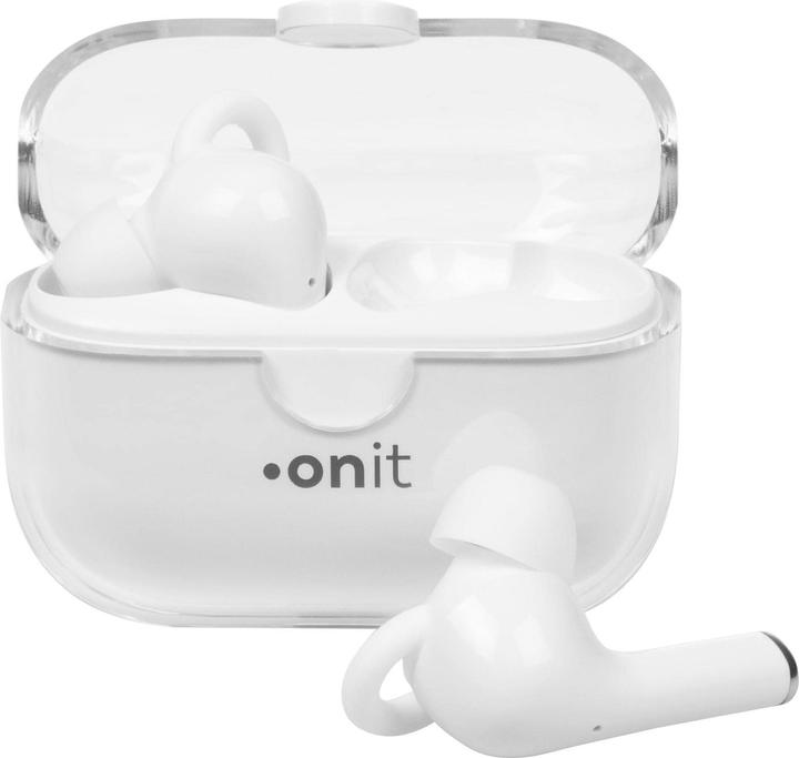 Onit True Wireless In-Ear Headphones Pro White (No noise cancelling, 4 h, Wireless)