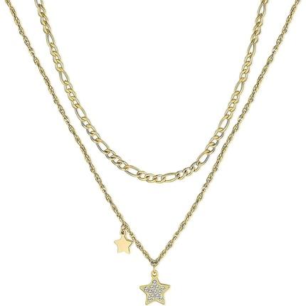 Image du produit Sagapo S'AgapÃµ - Double collier plaqué or avec pendants Aurora SAR25
