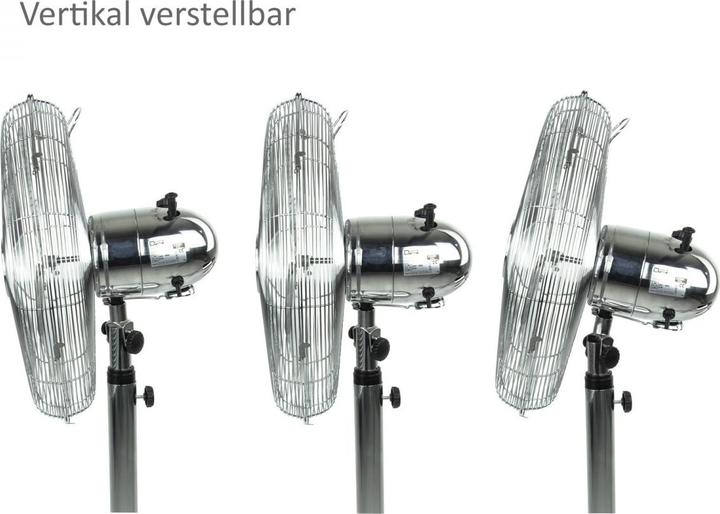 Image du produit Dema Ventilateur sur pied Chrome 40 cm