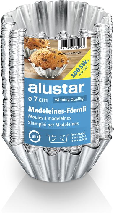 Alustar Moule à madeleines (7 cm)