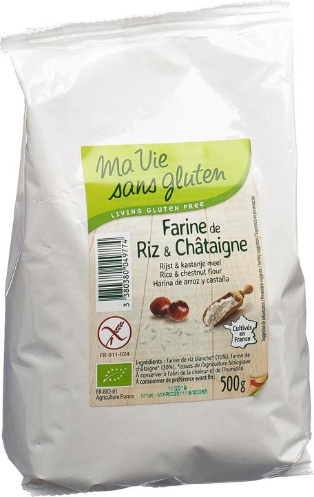 Ma vie sans Gluten Farine de riz & châtaigne (500 g)