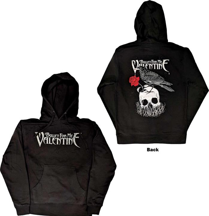 Immagine prodotto Bullet For My Valentine Logo & Raven (Hoodie) (L)