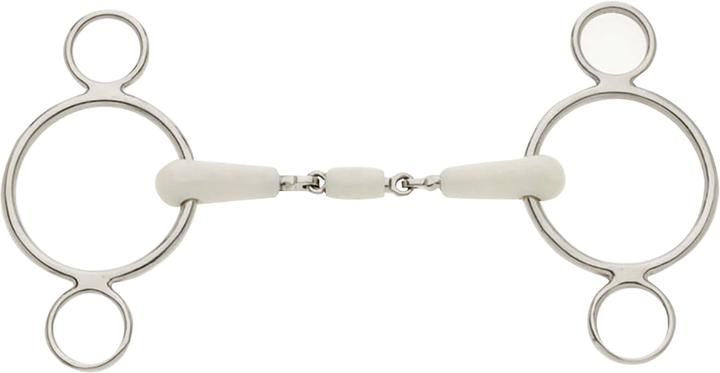 Actual product image Lorina Flexi Peanut double broken 2Ring snaffle