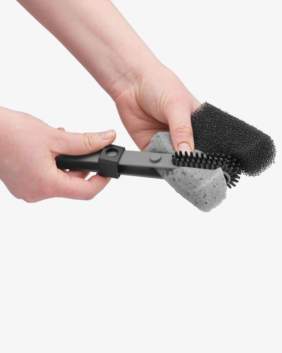 Produktbild WMF Flaschenbürste Reinigungsbürste Flaschenreiniger Gläserbürste 41cm Schwamm (1 Stk.)