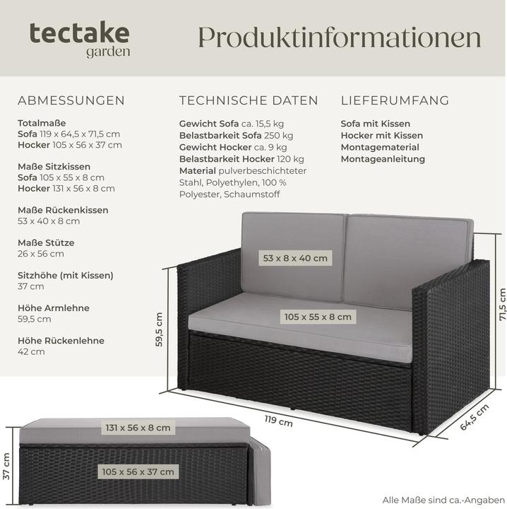 Produktbild tectake Korfu