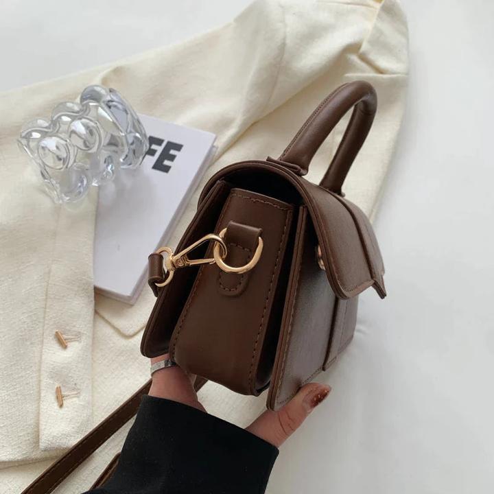 Immagine prodotto Only-Bags.Store Borsa a tracolla in pelle Pu - Borse a tracolla Vintage Borsa sottobraccio Square Satchel