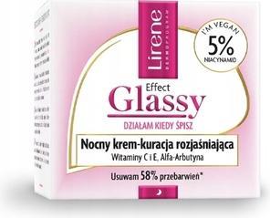 Lirene Effect Glassy Night Cream - Brightening Treatment, 50 Ml (50 ml)