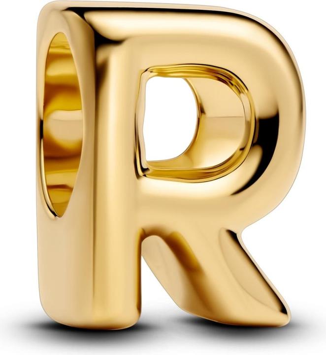 Image du produit Pandora Charm Lettre R Plaqué Or (Alliage métallique plaqué or)