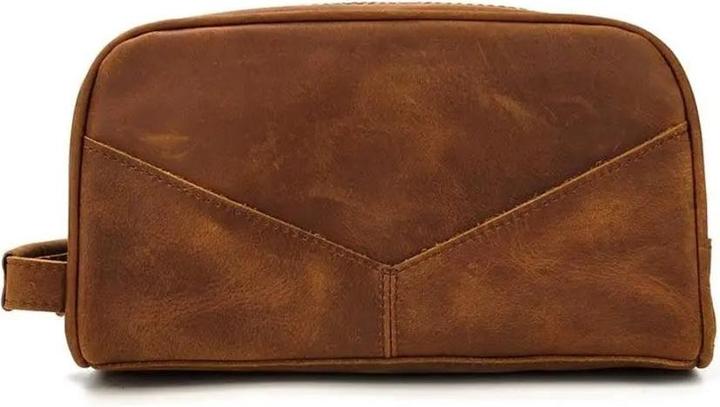 Image du produit Only-Bags.Store Trousse de toilette, sac de voyage en cuir véritable