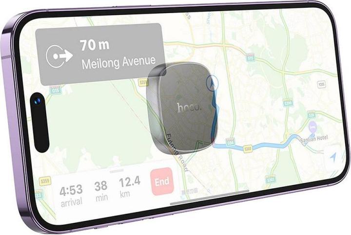 Actual product image Hoco Magnetic Car Holder H52 Grey