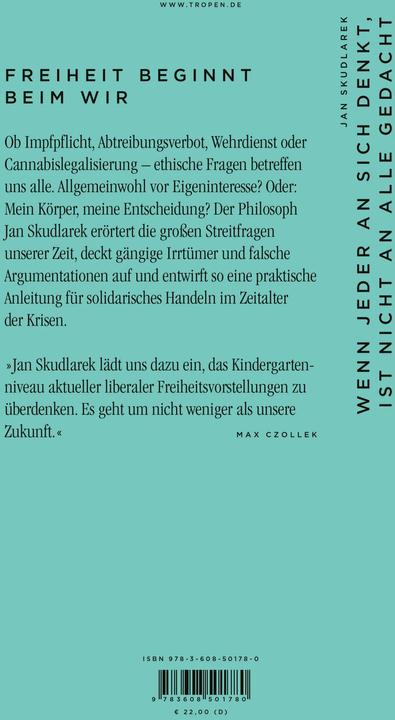 Produktbild Wenn jeder an sich denkt, ist nicht an alle gedacht (Deutsch, Jan Skudlarek, 2023)