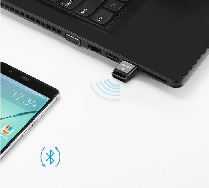 Immagine prodotto Ugreen Adattatore USB Bluetooth 4.0 Qualcomm aptX nero - Adattatore Bluetooth (Trasmettitore e ricevitore)