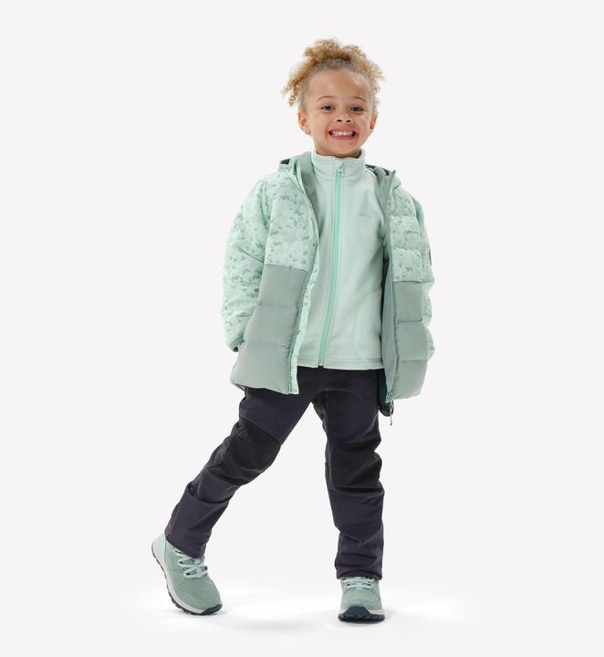 Actual product image Quechua Winter jacket toddlers size 92-116 hiking - NH500 green (122)