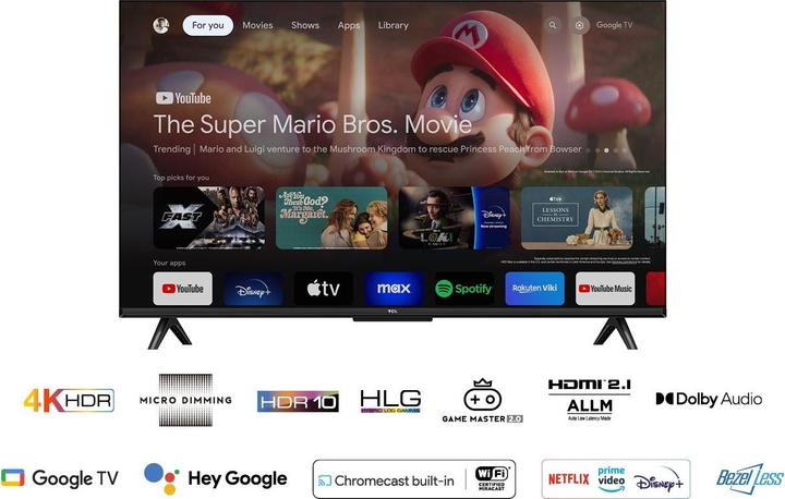 Image du produit TCL 43P655 (43", LED, 4K, 2024)
