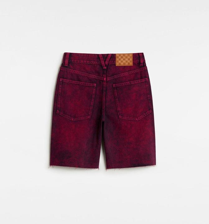 Actual product image Vans Sirelle Over-Dyed Cut-Off Jorts CHERRIES JUBILEE