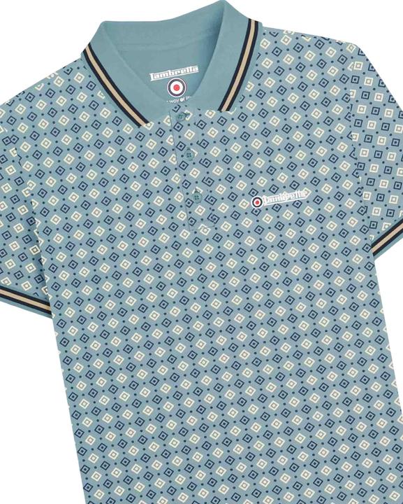 Immagine prodotto Lambretta SS25 Maglietta Polo Grande e Alto Geometrica Uomo (3XL)