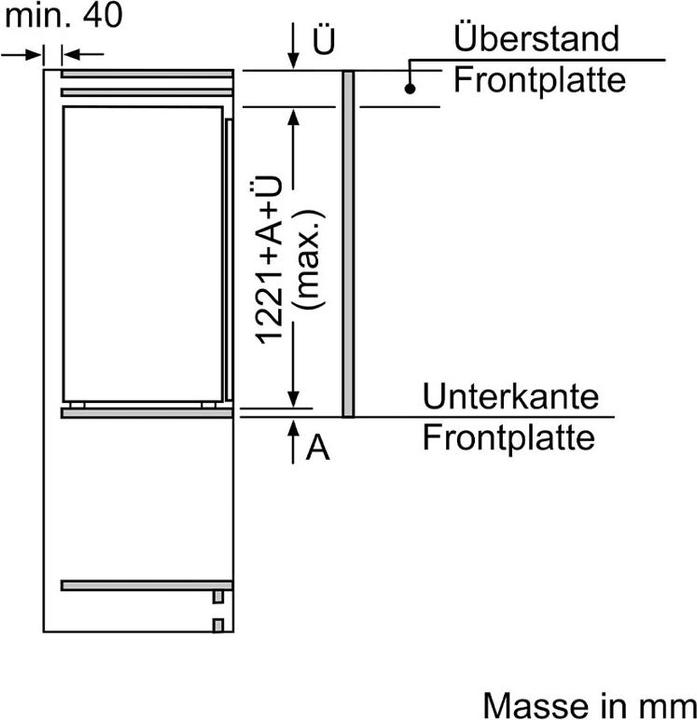 Produktbild Bosch Hausgeräte KIF41ADD0 (187 l)