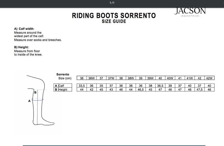 Produktbild Jacson Sorrento Reitstiefel aus Leder (41)