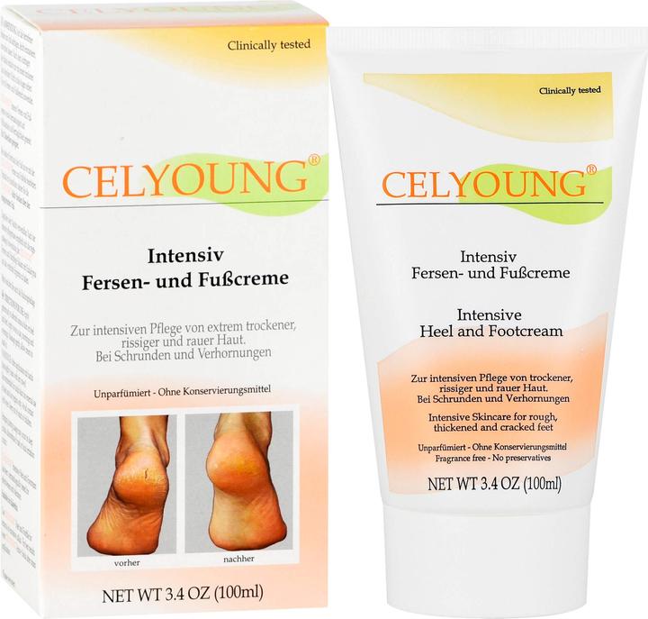 Produktbild Celyoung Int Fersen U Fuss (Fusscrème & Fussgel, 100 ml)