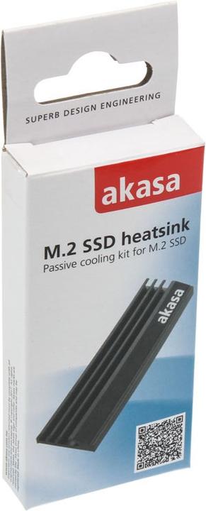 Actual product image Akasa M.2 SSD heatsink